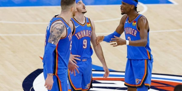 本赛季雷霆面对东部球队30胜3负 总决赛仅落后1分53秒