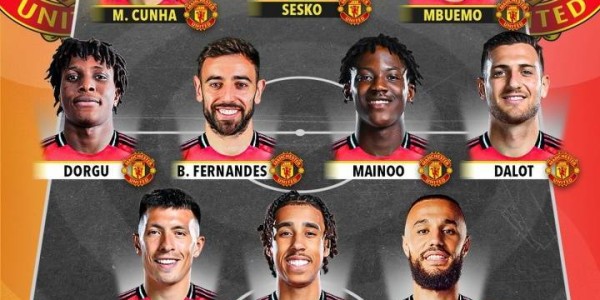 能否争冠曼联潜在首发：塞斯科&amp;amp;多纳鲁马加盟 库尼亚姆贝莫在列