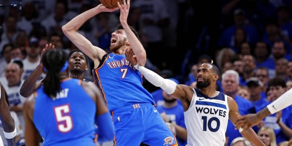 SGA34+8+7华子19分 雷霆轻取森林狼晋级总决赛