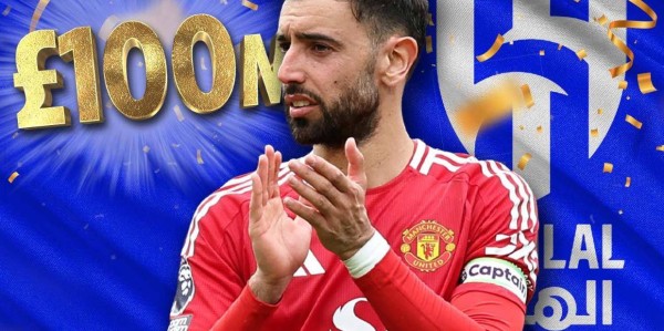 曝B费周五前决定是否转会！若其同意利雅得新月合同，曼联愿1亿卖